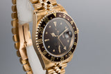 1984 Rolex 18K YG GMT-Master 16758 with Root Beer Nipple Dial