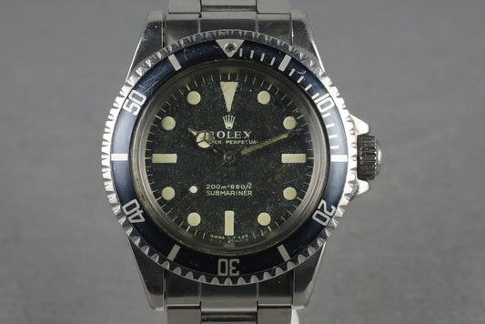 1967 Rolex Submariner 5513 Meters First