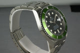 Rolex Green Submariner 16610 LV Mark 1 dial with Box and Papers