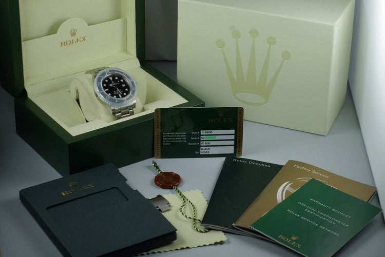 2014 Rolex Sea Dweller 116600 with Box and Papers