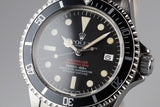 1975 Rolex Double Red Sea-Dweller 1665 MK IV Dial