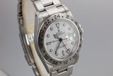 2001 Rolex Explorer II 16570 White Dial with Box and Papers
