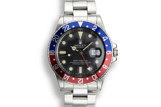 1982 Rolex GMT-Master 16750 with "Pepsi" Bezel Insert