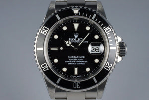 2001 Rolex Submariner 16610