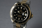 1991 Rolex 18K/SS Submariner 16613 with Box and Papers
