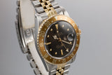 1981 Rolex Two-Tone GMT-Master 16753 "Root Beer" Nipple Dial with Papers
