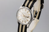 1981 Rolex Date 15000 "Adwoc" Silver Dial