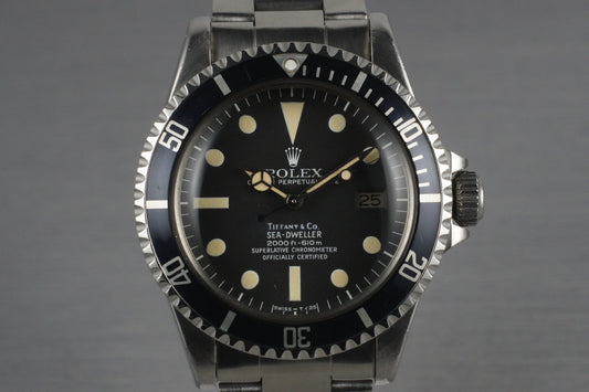 1979 Rolex Sea Dweller 1665 Tiffany & Co