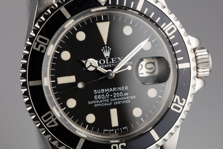 1978 Rolex Submariner 1680 with Rolex Service Papers
