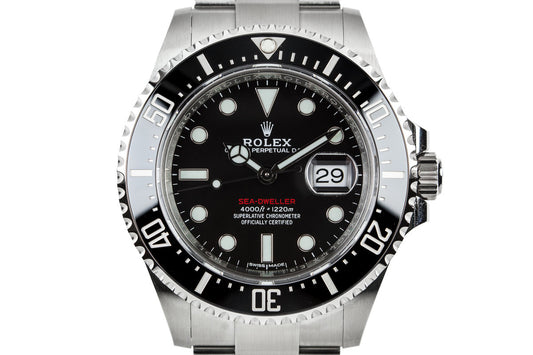 2017 Rolex Sea-Dweller 126600 with Ceramic Bezel and Box and Papers