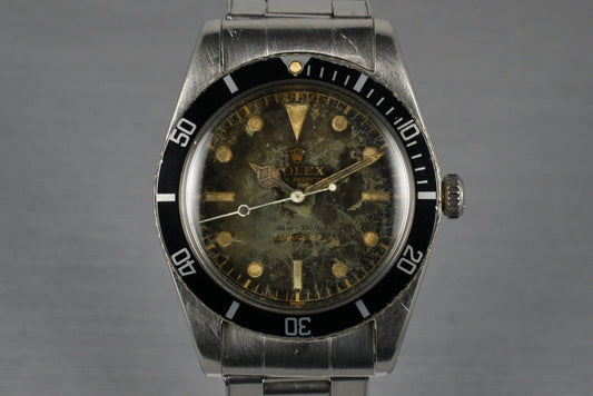 1958 Rolex Submariner 5508 Tropical Dial