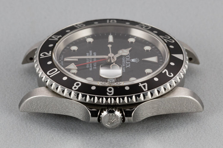 2003 Rolex GMT-Master II 16710 Black Bezel with Box and Papers