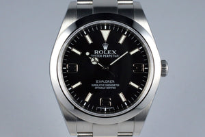 2014 Rolex Explorer 214270 with Box and Papers