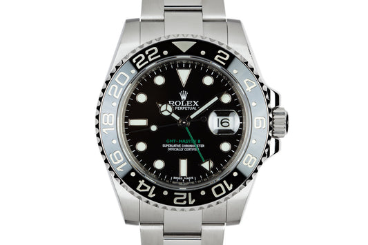 2016 Rolex GMT-Master II 116710LN Black Bezel with Box and Papers