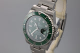 2019 Rolex Green Submariner 116610LV with Box and Papers