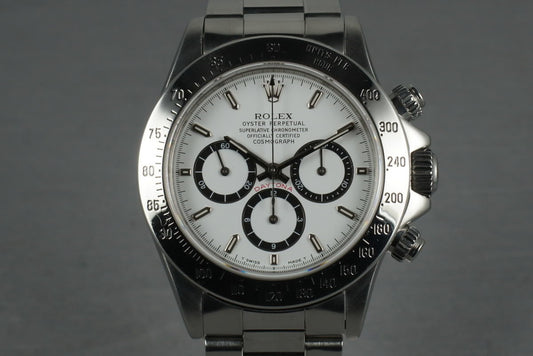 Rolex  Zenith Daytona 16520 Inverted 6 white dial
