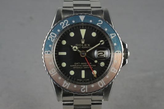 1965 Rolex GMT-Master 1675 Gilt Dial
