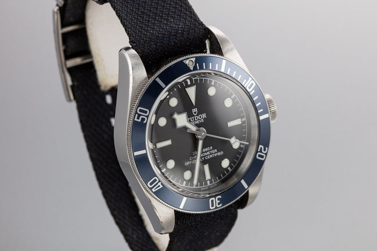 2018 Tudor Black Bay 79238 Blue Bezel with Box and Papers