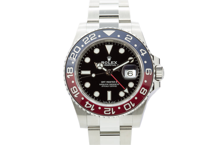 2021 Rolex GMT-Master II 126710BLRO "Pepsi" Oyster Bracelet with Box & Card