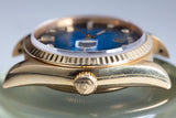 1986 Rolex Day-Date18038 Blue Diamond Vignette Dial