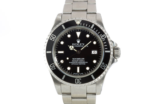 1996 Rolex Sea-Dweller 16600 Full Set