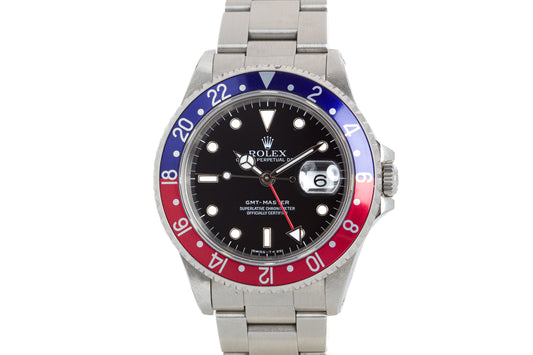 1996 Rolex GMT 16700 Box, Service, Hangtag & Papers