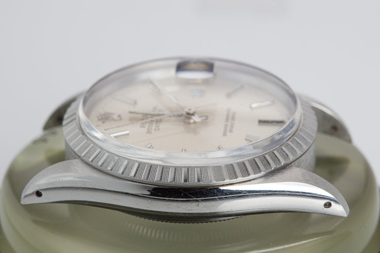 1987 Rolex 16030 Silver Stick Dial Datejust