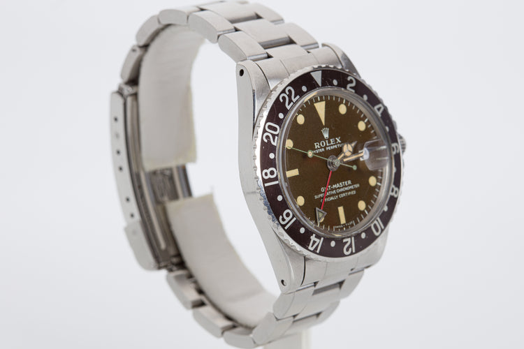 1968 Rolex GMT Master 1675 Tropical Dial And Bezel