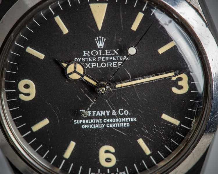 1976 Rolex Explorer 1016 Tiffany & Co. Dial Creamy Lume plots & Hands