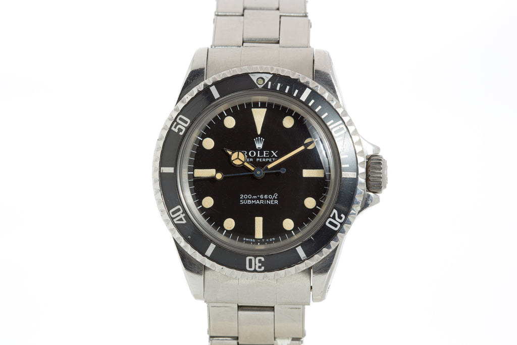 1967 Rolex Submariner 5513 Meters 1st Dial with Creamy Lume Plots