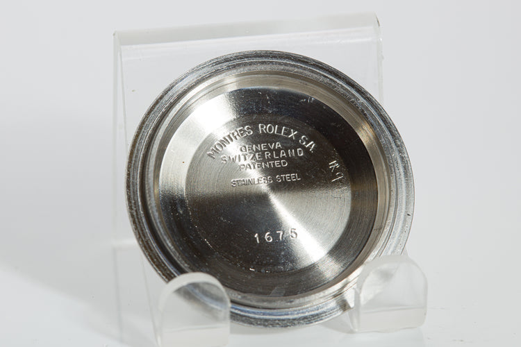 1976 Rolex GMT Master 1675 Radial Dial Pepsi Bezel