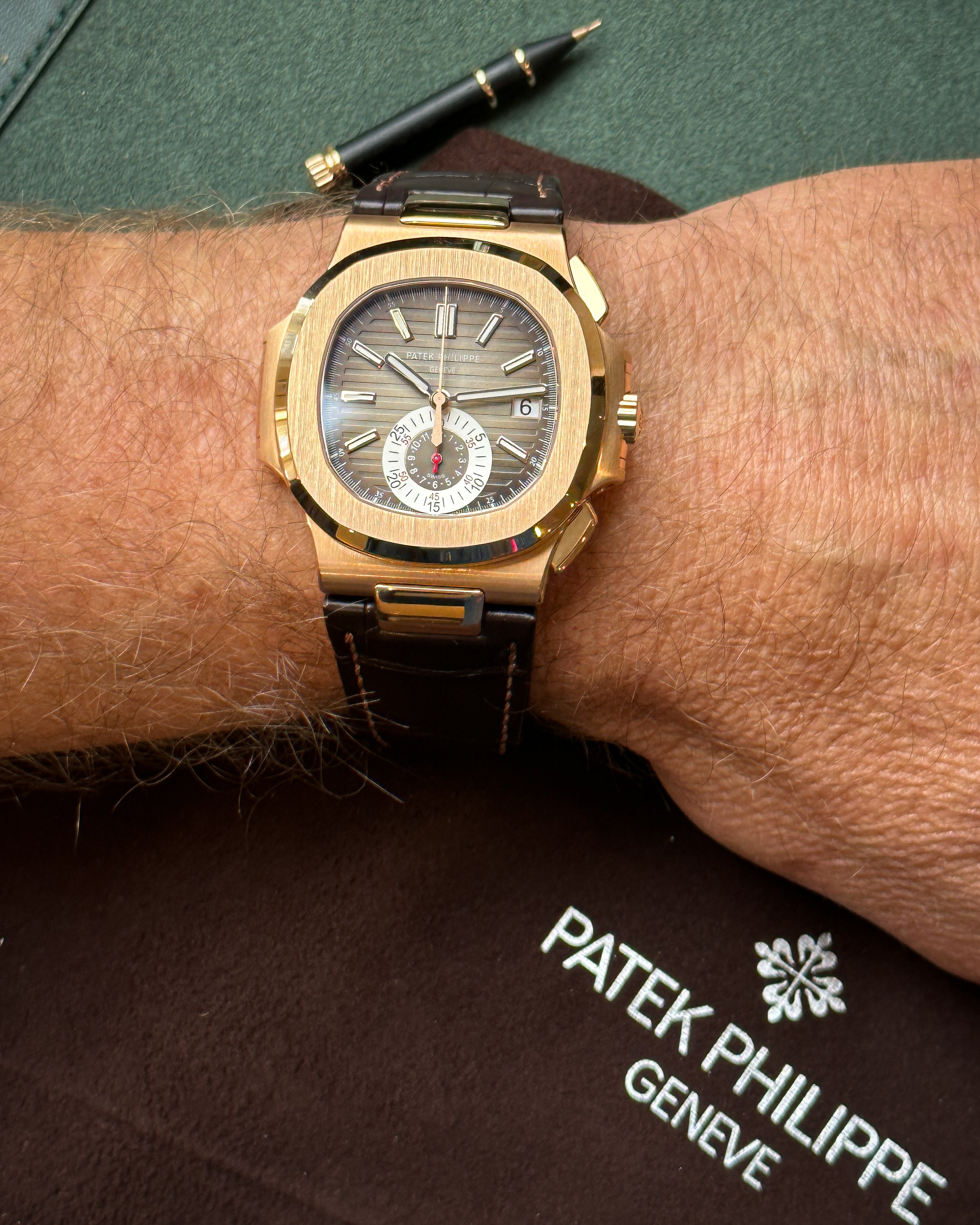 Patek 5980r full rose hotsell