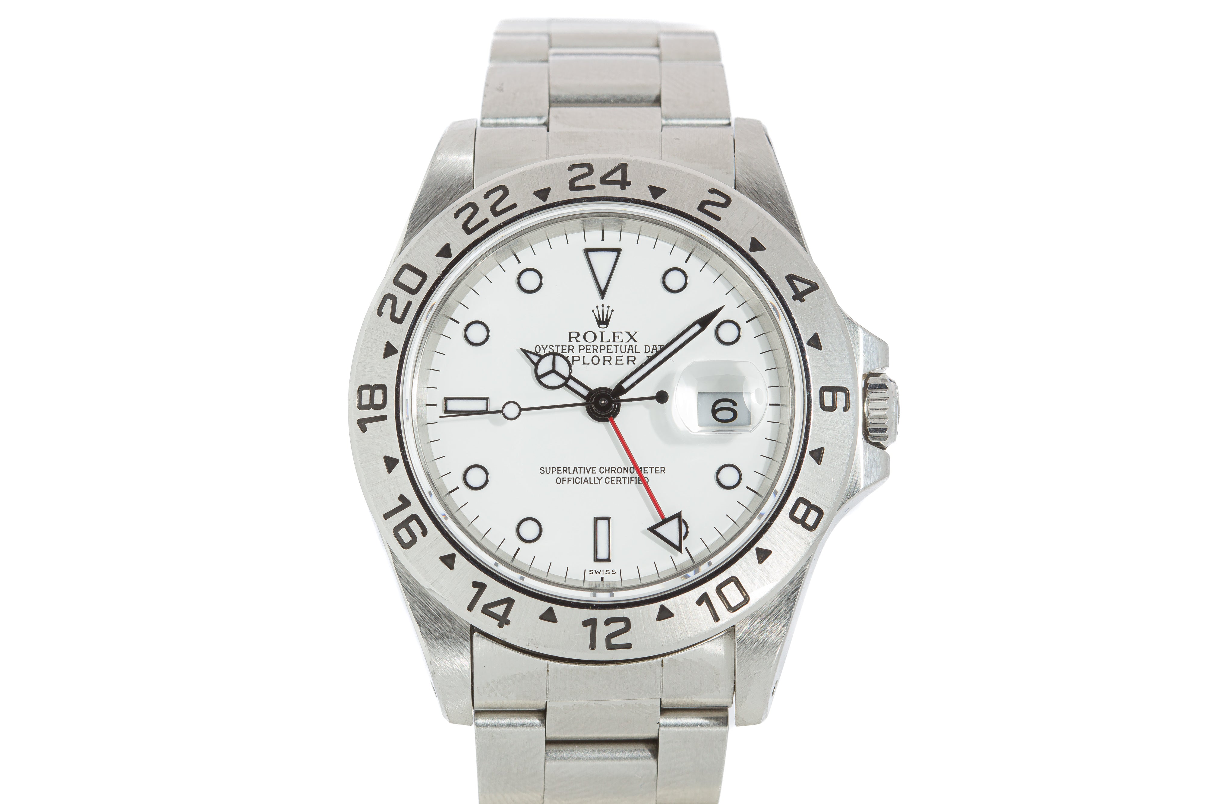 HQ Milton 1999 Rolex Explorer II 16570 Polar Swiss Only Dial Inventory A5097 For Sale
