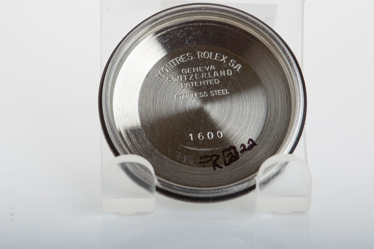 1977 Rolex St/St Datejust 1603 Silver Stick Dial Jubilee Bracelet  w/ Service Papers
