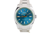 Rolex Milgauss 116400GV Z-Blue with Box, Hang Tag & Chrono Tag