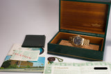 1977 Rolex 18k Datejust 1601 Gray Sigma Dial Box, Papers, Booklets, Hangtag