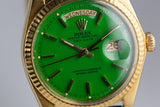 1972 Rolex Day-Date 1803 with Green Stella Dial