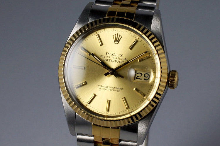 1987 Rolex Two Tone DateJust 16013