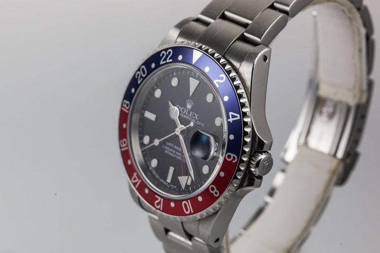 2002 Rolex GMT-Master II 16710 with Box and Papers