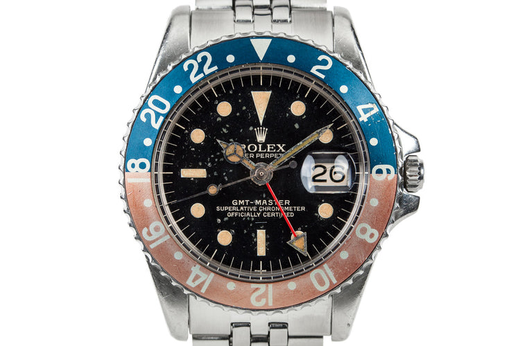 1963 Rolex GMT Gilt Underline Dial