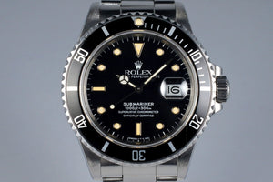 1988 Rolex Submariner 168000