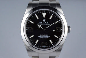2015 Rolex Explorer 214270 with Box and Papers
