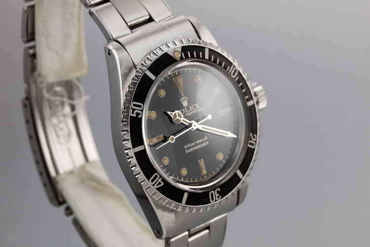 1963 Rolex Submariner 5512 PCG Meters First Exclamation Gilt Dial