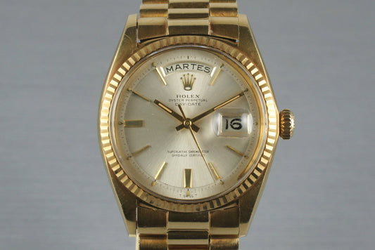 1969 Rolex Yellow Gold Day-Date 1803 with Box and Papers
