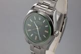 2009 Rolex Milgauss 116400V Black Dial with Box and Papers