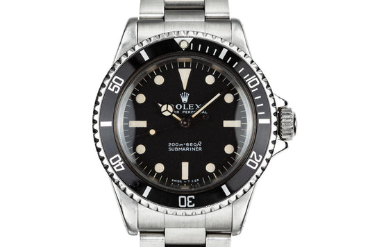 1967 Rolex Submariner 5513 with Meters First Dial