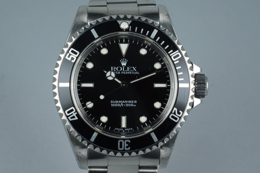2001 Rolex Submariner 14060M