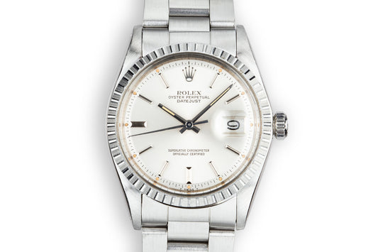 1975 Rolex DateJust 1603 Silver Dial