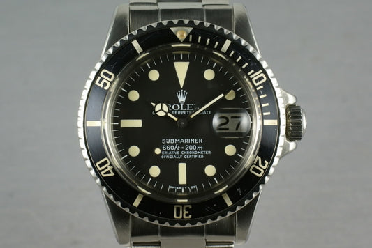 Rolex Submariner 1680 Mark 1 White Dial