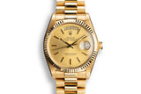 1979 Rolex 18K YG Day-Date 18038 Champagne Dial with Italian Date Disk